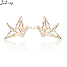 Load image into Gallery viewer, Origami Crane Earrings
