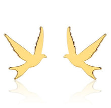 Load image into Gallery viewer, Bird Swallow Stud Earrings