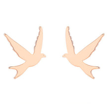 Load image into Gallery viewer, Bird Swallow Stud Earrings