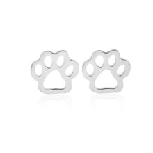 Load image into Gallery viewer, Dog Paw Stud Earrings