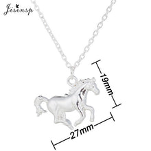 Load image into Gallery viewer, Gold Running Horse Necklace