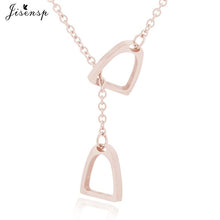 Load image into Gallery viewer, Gold Color Horseshoe Necklaces