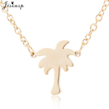 Load image into Gallery viewer, Long Chain Palm Tree Necklace