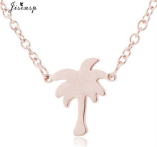 Load image into Gallery viewer, Long Chain Palm Tree Necklace