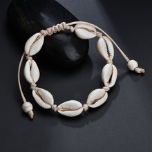 Load image into Gallery viewer, Gold Natural Shell Necklace